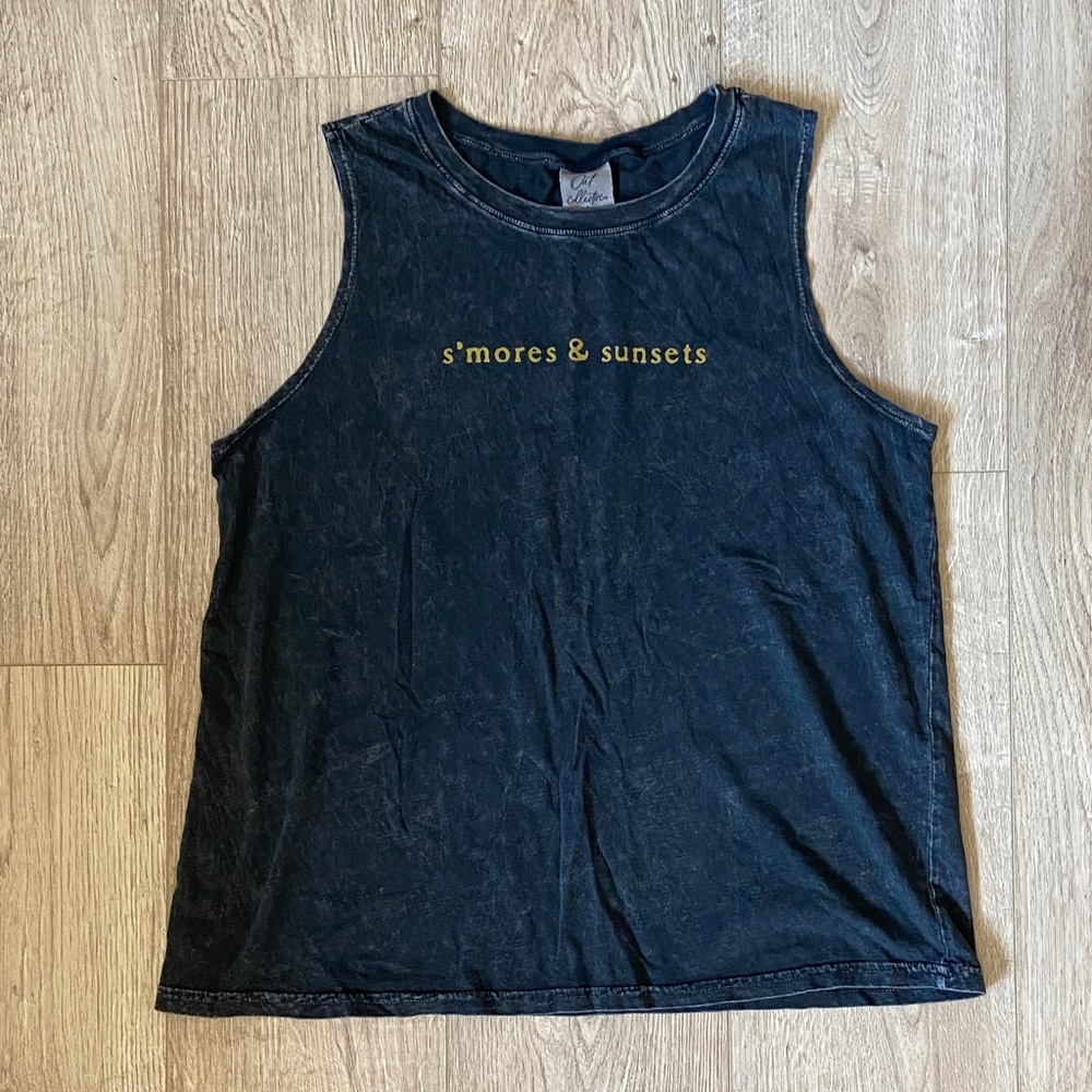 Black Summer Tank Top